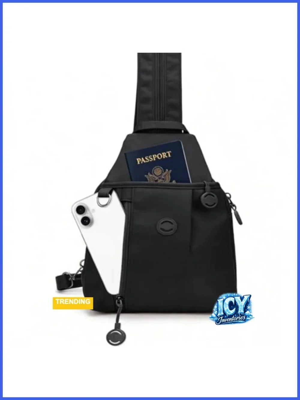 Oxford Anti Theft Backpack Convertible 3-in-1 Travel Crossbody